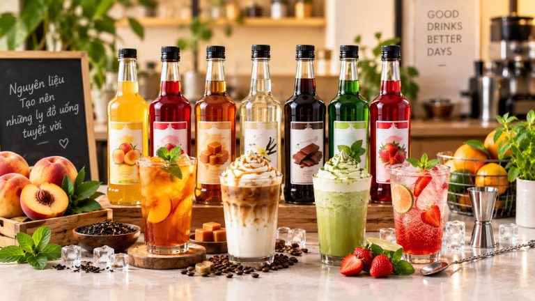 Syrup pha chế là gì? Cách chọn syrup phù hợp cho từng loại đồ uống